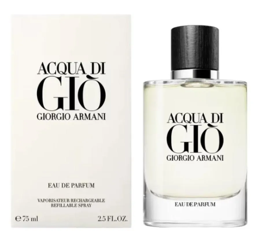 ACQUA DI GIO GIORGIO ARMANI PARFUM MASCULINO 75ML REFILáVEL