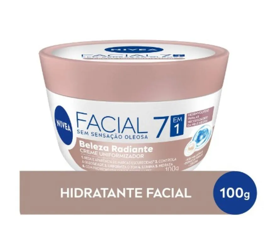 CREME FACIAL NIVEA BELEZA RADIANTE 100G