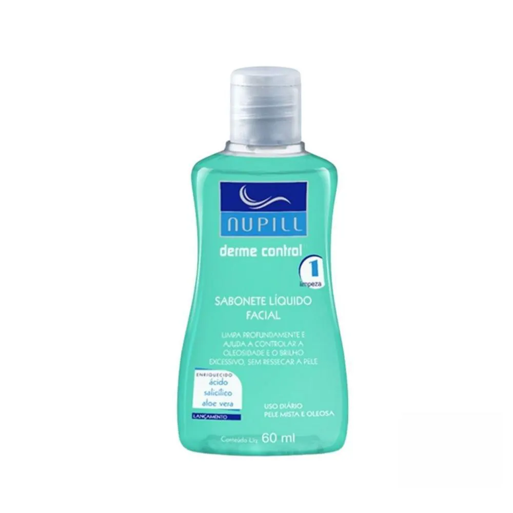 NUPILL DERME CONTROL SABONETE LíQUIDO FACIAL 200ML