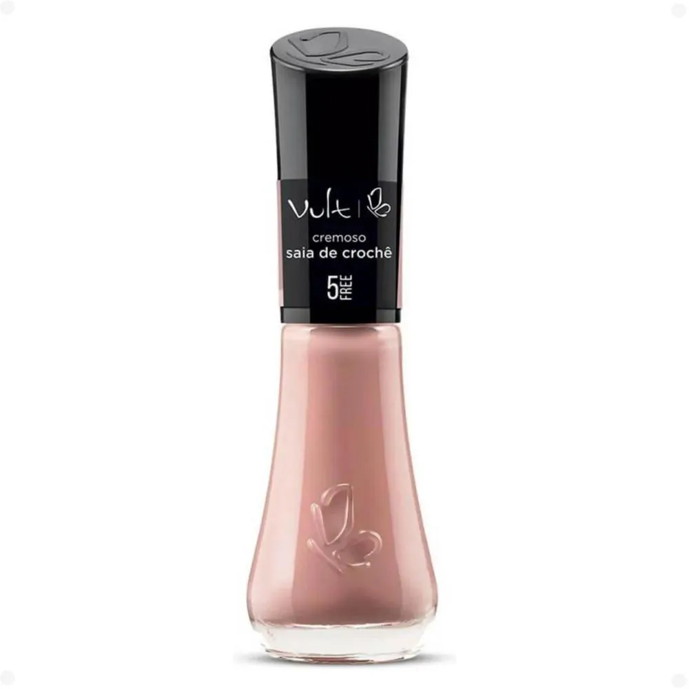 ESMALTE CREMOSO VULT 5FREE SAIA DE CROCHê 8ML