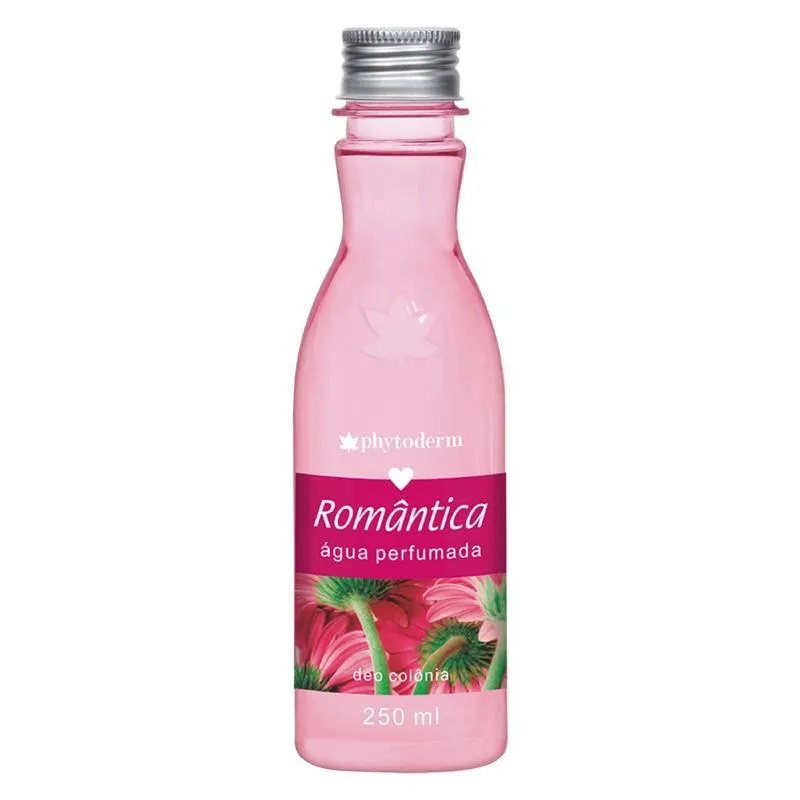 ÁGUA PERFUMADA DEO COLôNIA ROMâNTICA PHYTODERM 250ML