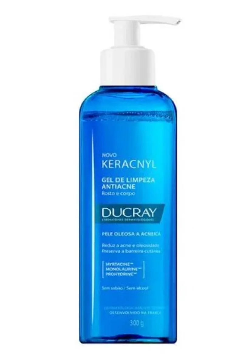 DUCRAY KERACNYL GEL DE LIMPEZA 300G