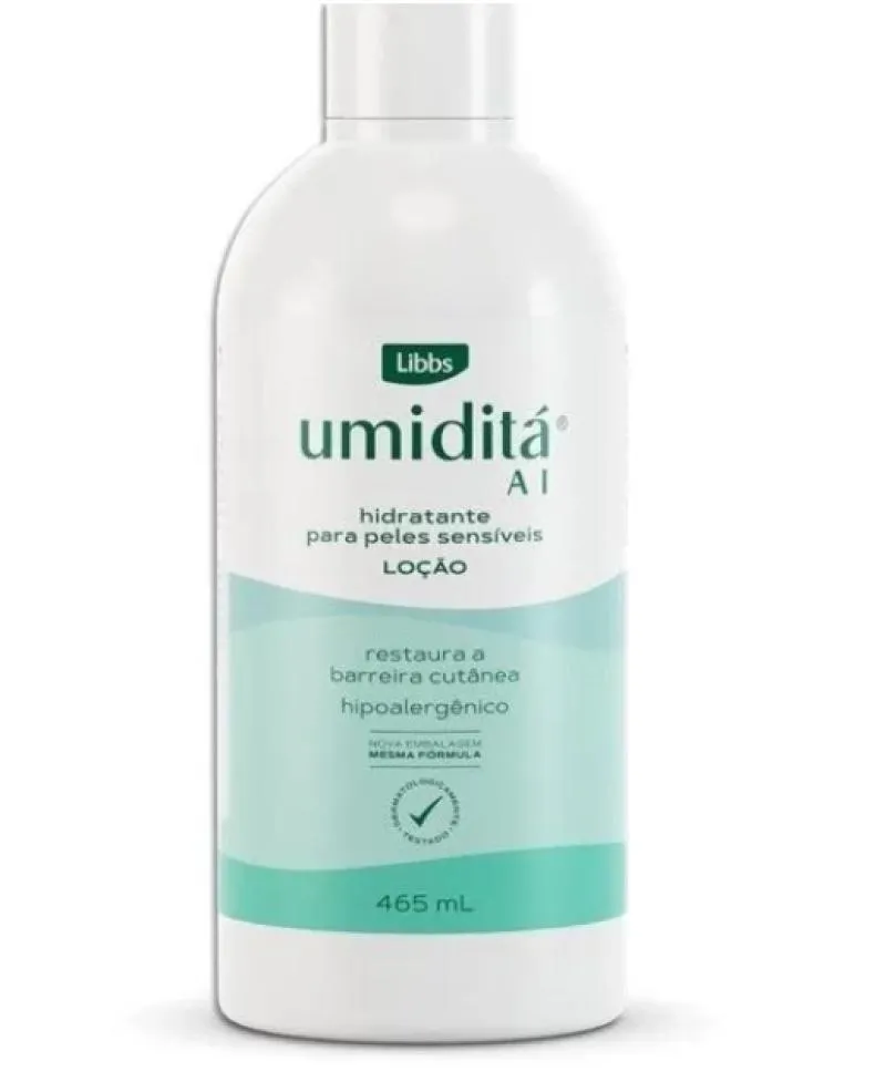 UMIDITA A.I. LOçãO HIDRATANTE PELES SENSíVEIS 465ML