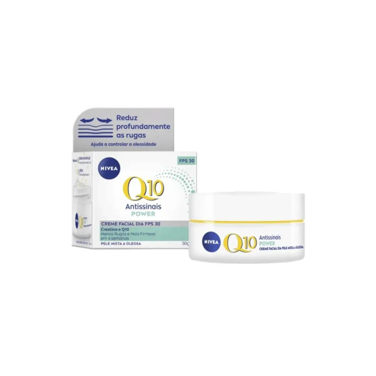 Nivea Q10 Power Creme Facial Dia FPS30 - 50g