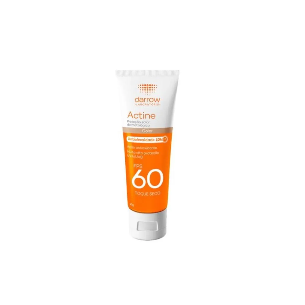 PROTETOR SOLAR DARROW ACTINE COM COR FPS 60 40G