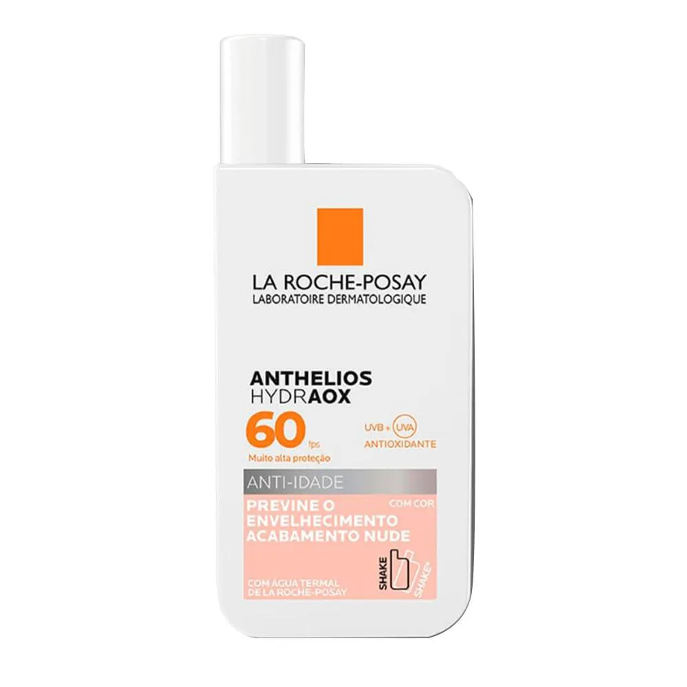 ANTHELIOS HYDRAOX FPS 60 - PROTETOR SOLAR COM COR LA ROCHE-POSAY - NUDE 50G