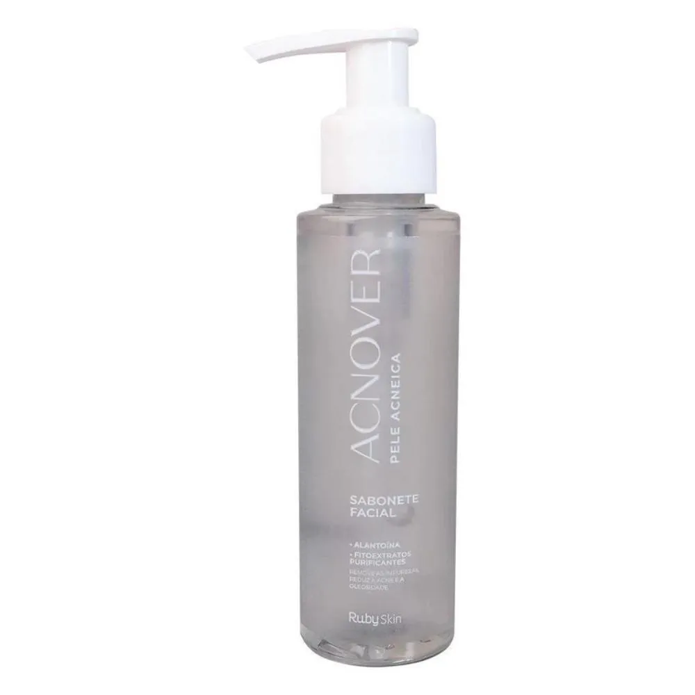 SABONETE FACIAL RUBY SKIN ACNOVER PELE ACNEICA 100ML