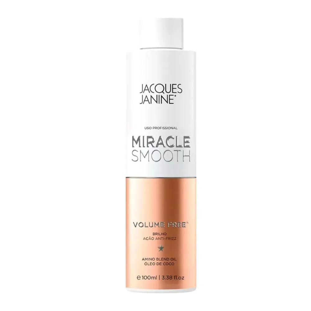 REDUTOR DE VOLUME JACQUES JANINE MIRACLE SMOOTH VOLUME FREE 100ML