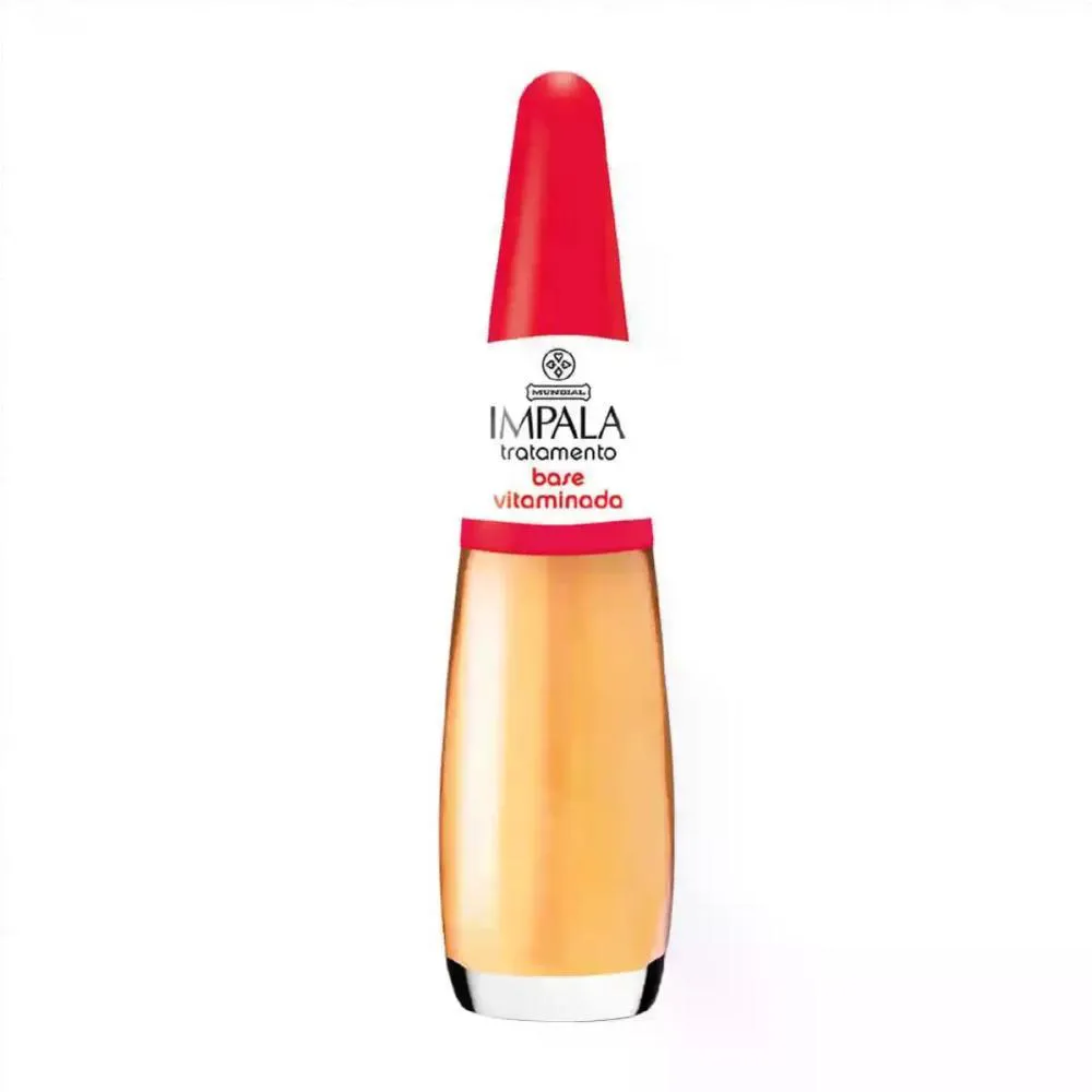 ESMALTE IMPALA TRATAMENTO BASE VITAMINADA 7,5ML MUNDIAL