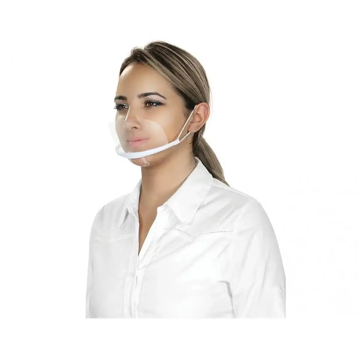 PROTETOR FACIAL DESCARTáVEL COM 51 UNIDADES SANTA CLARA