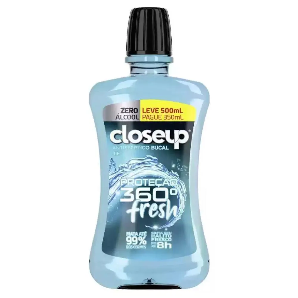 ENXAGUANTE ICE S/ALCOOL CLOSE UP 500ML