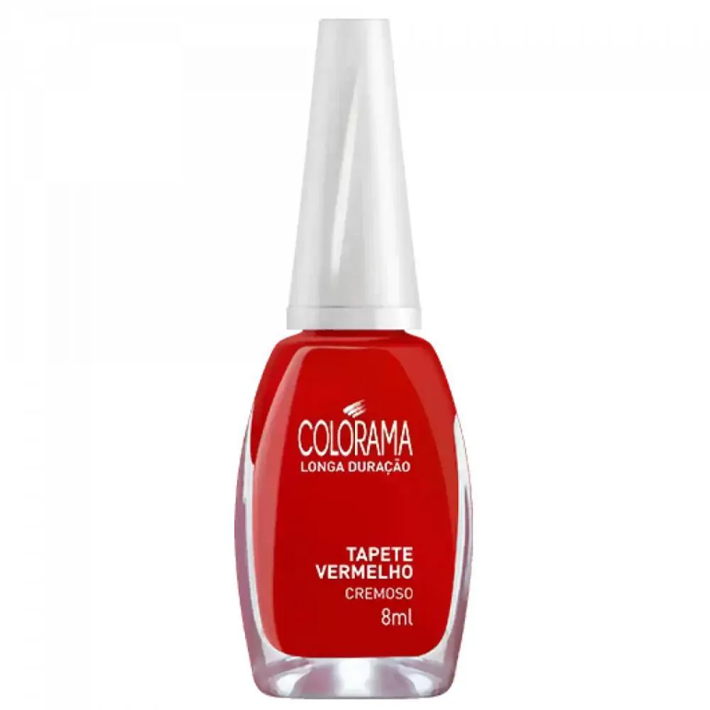 ESMALTE CREMOSO COLORAMA TAPETE VERMELHO 8ML