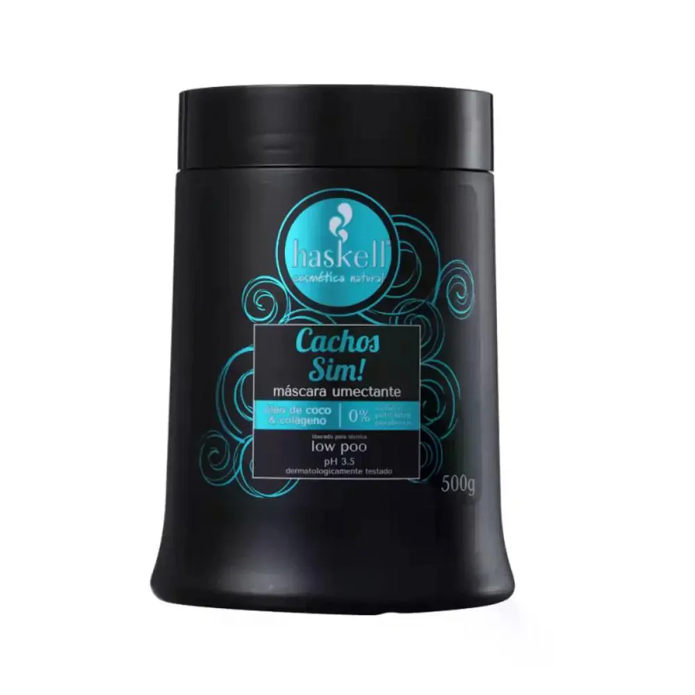 MASCARA LOW POO CACHOS SIM HASKELL 500G