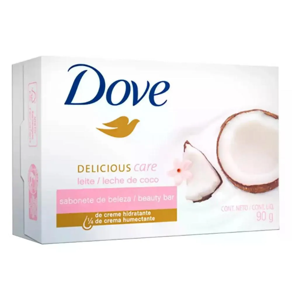 SABONETE LEITE COCO DOVE 90G