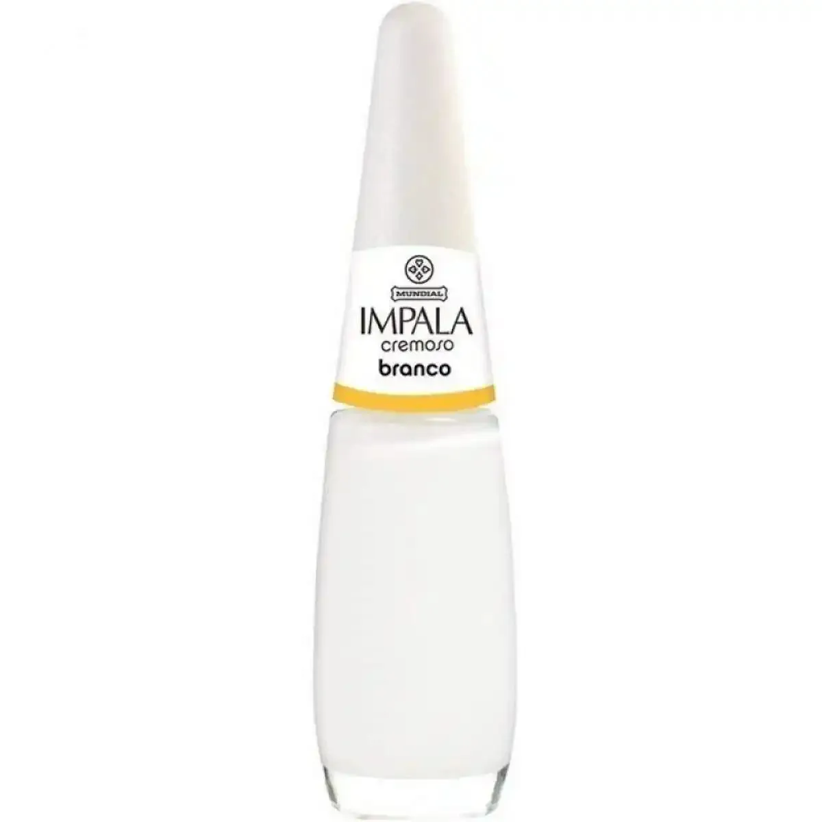 ESMALTE IMPALA CREMOSO BRANCO 7,5ML MUNDIAL