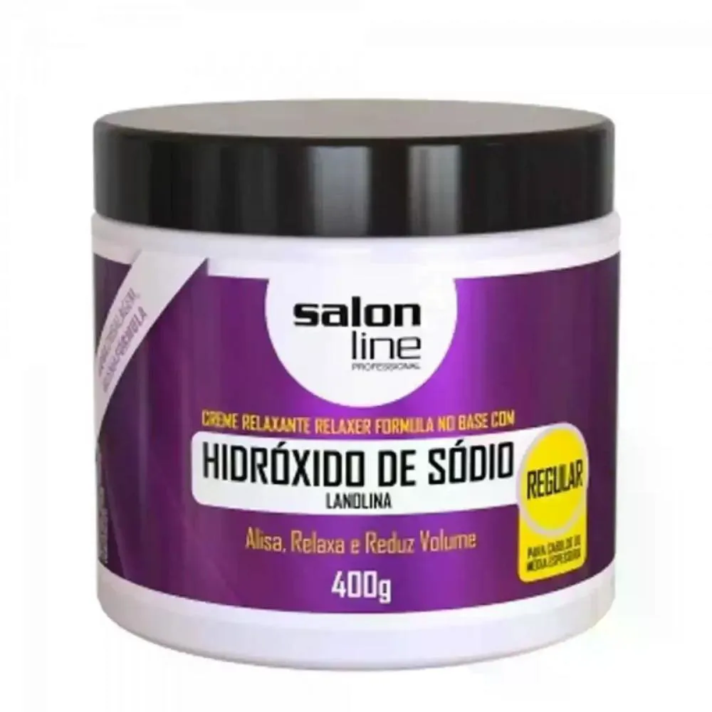 HIDRóXIDO DE SóDIO LANOLINA REGULAR SALON LINE 400G