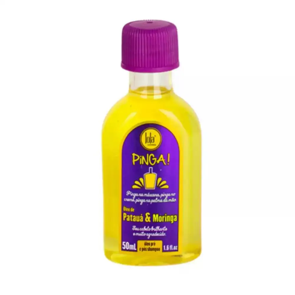 ÓLEO CAPILAR   PINGA! PATAUá & MORINGA LOLA COSMETICS - 50ML