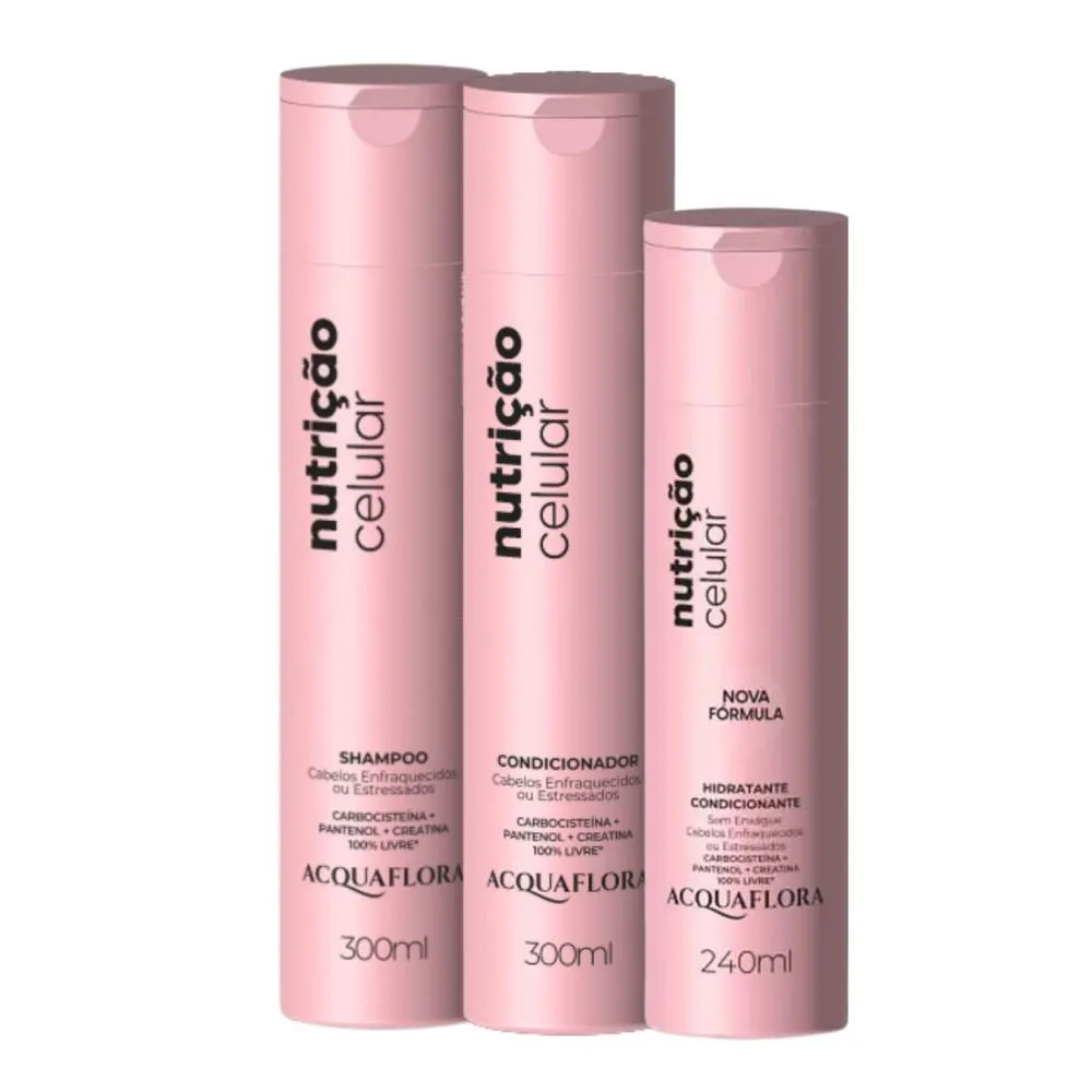 KIT ACQUAFLORA NUTRIçãO CELULAR COM 3