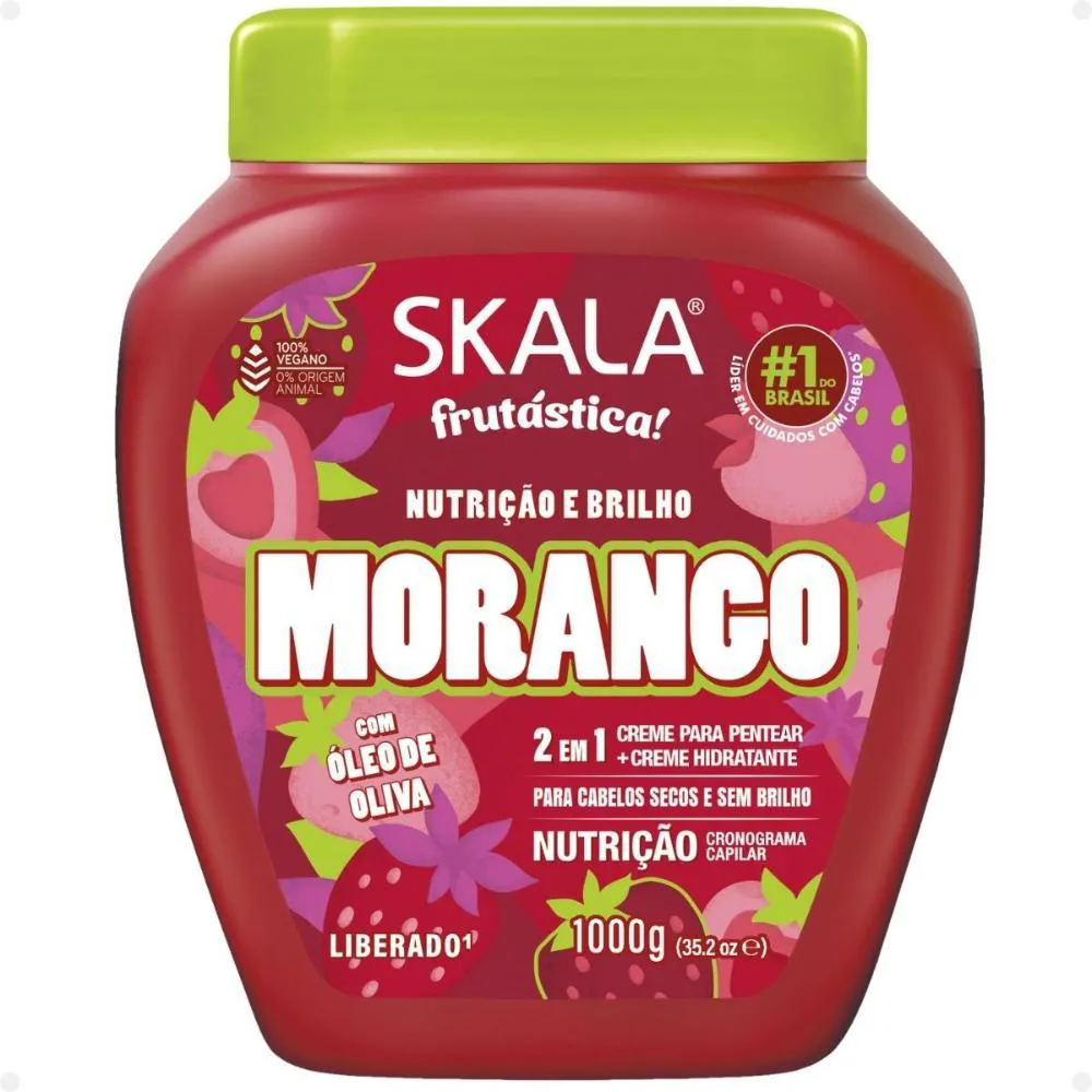 CREME TRATAMENTO SKALA MORANGO 2 EM 1 1000G 1137907 | Drogasil