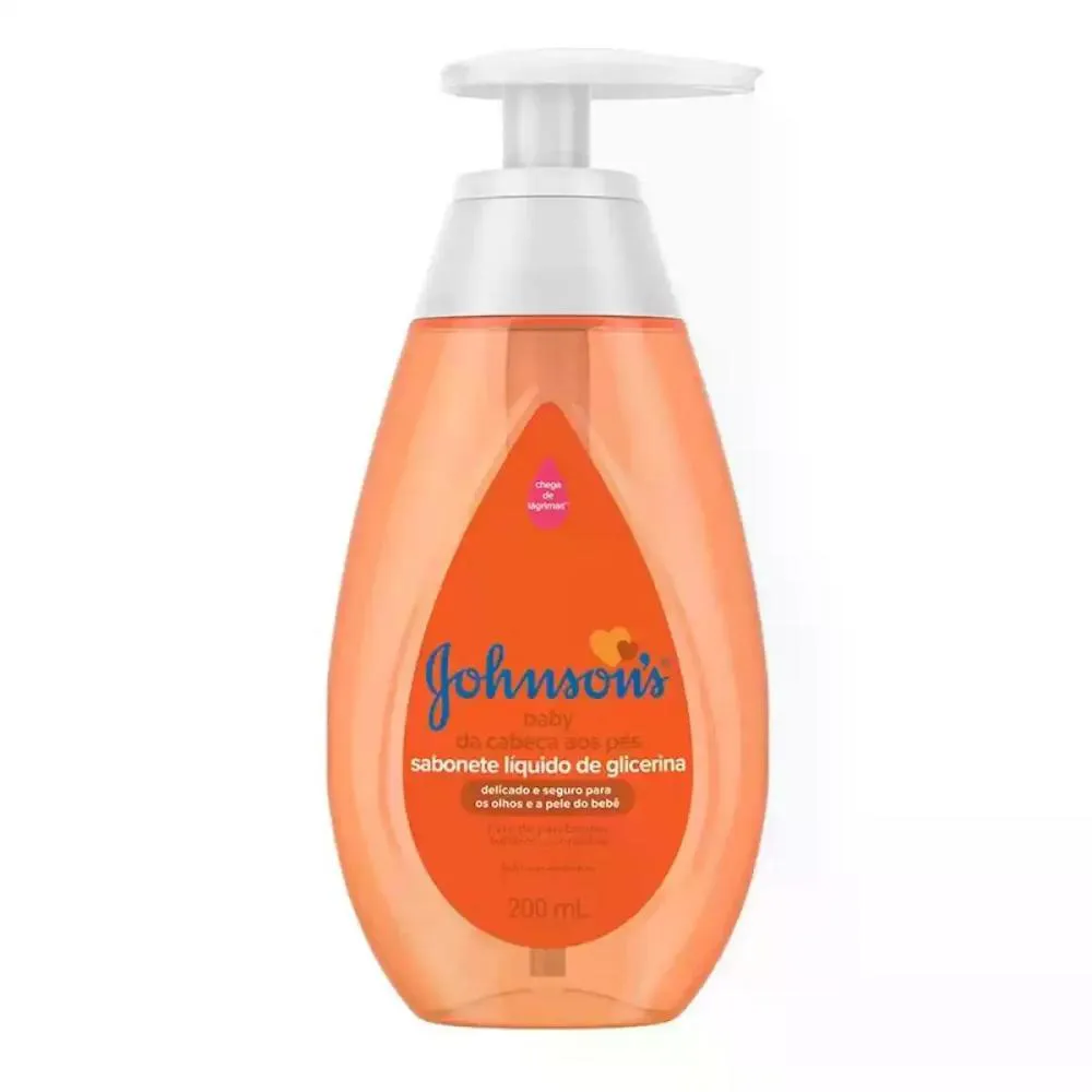 SABONETE LíQUIDO CABEçA AOS PéS BABY JOHNSON 200ML