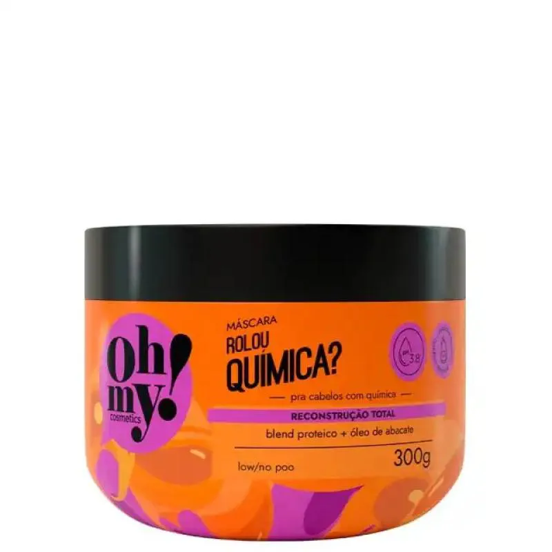 MáSCARA ROLOU QUíMICA OH MY 300G