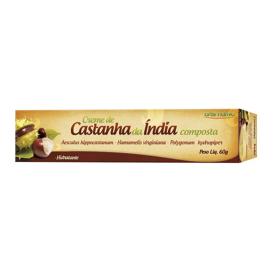 CREME HIDRATANTE CASTANHA DA ÍNDIA 60G - ARTE NATIVA