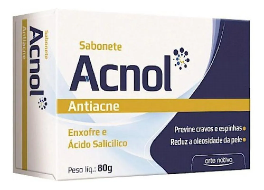 SABONETE ANTIACNE ACNOL EXOFRE - 80G - ARTE NATIVA