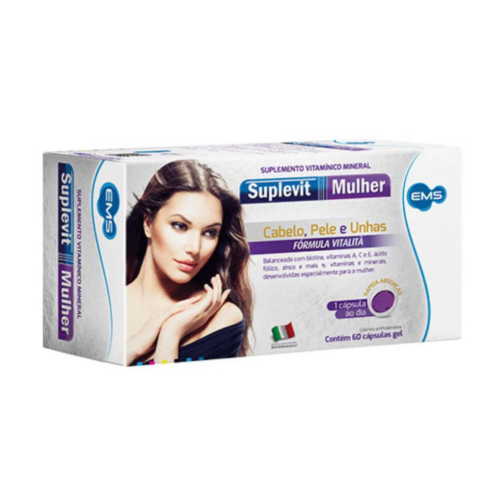 POLIVITAMíNICO SUPLEVIT MULHER 60 CáPSULAS