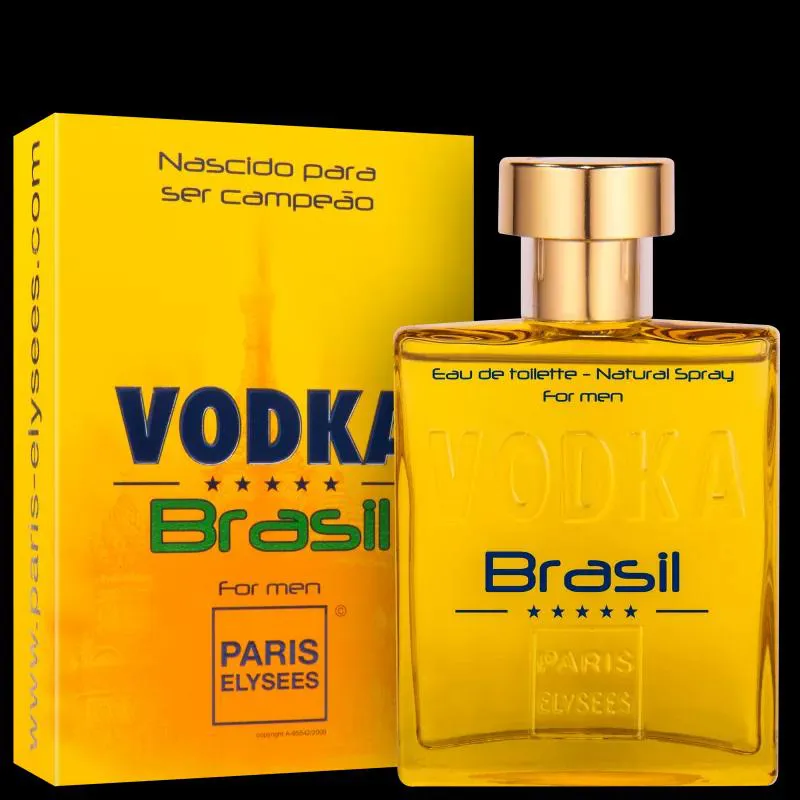 PERFUME VODKA BRASIL AMARELO PARIS ELYSEES