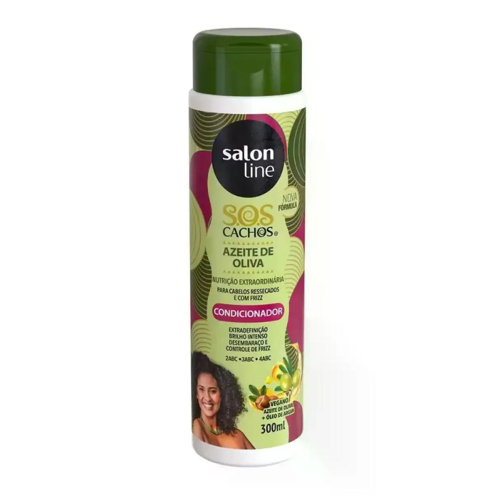 CONDICIONADOR SOS CACHOS AZEITE DE OLIVA SALON LINE 300ML