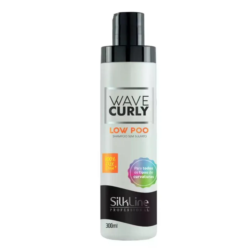 SHAMPOO WAVE CURLY LOW POO SILKLINE 300ML