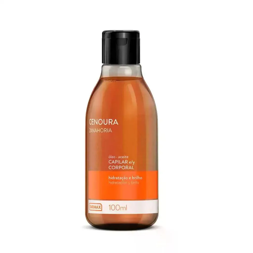 ÓLEO CENOURA 100ML FARMAX