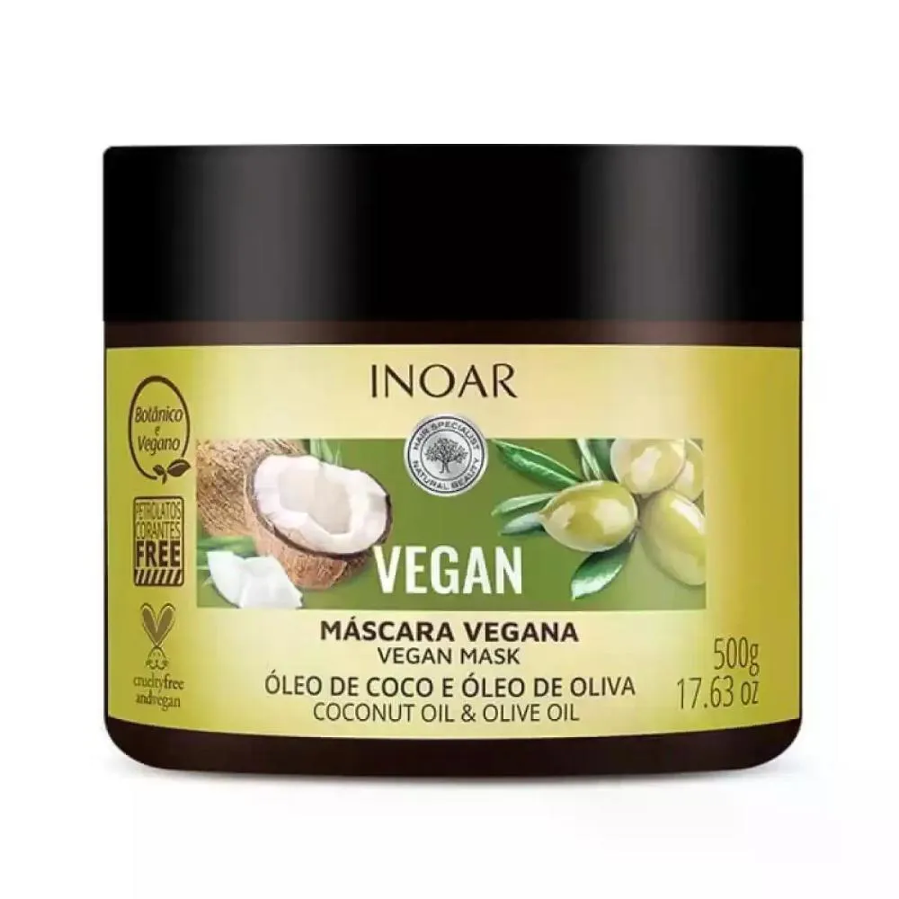 MASCARA DE HIDRATAçãO VEGAN 500G INOAR