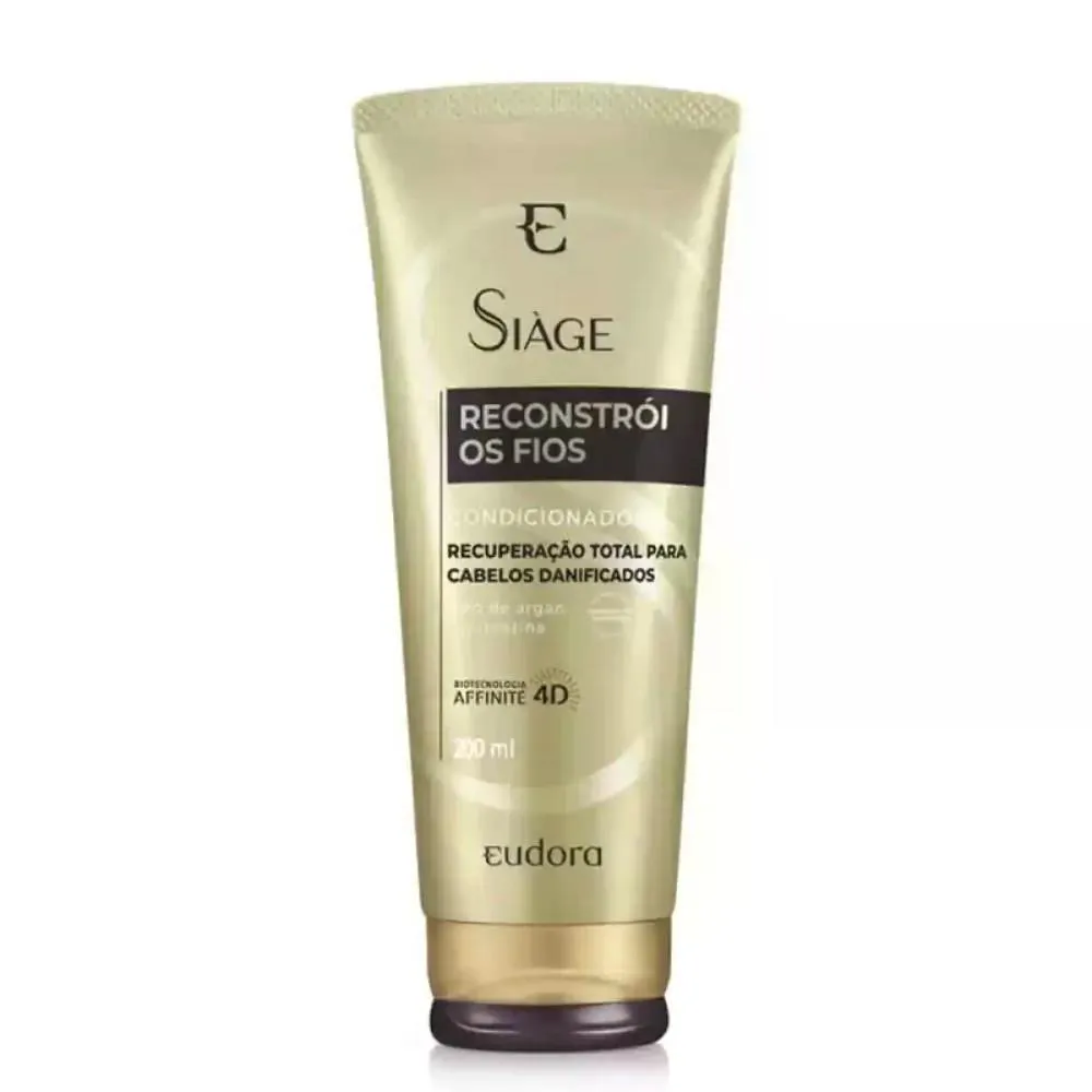 CONDICIONADOR RECONSTRóI FIOS 4D SIàGE 200ML