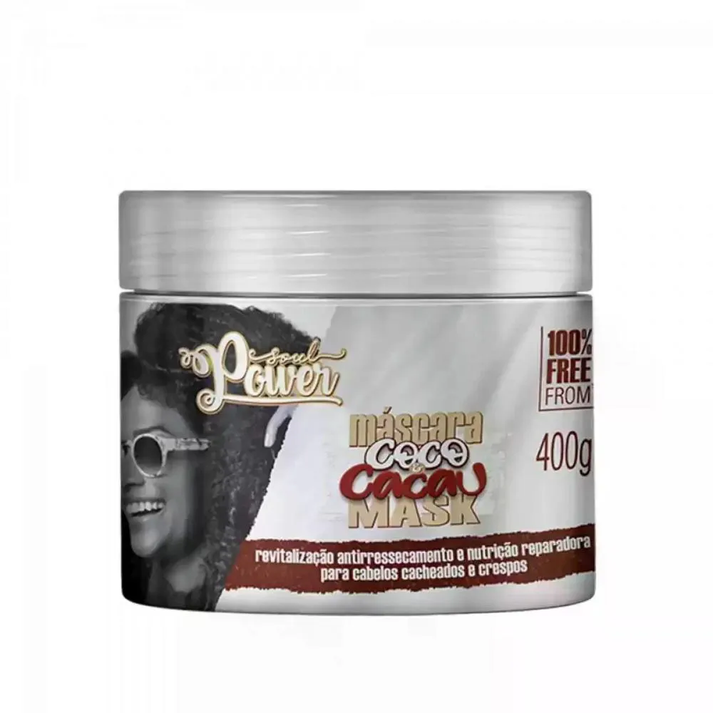MáSCARA COCO & CACAU SOUL POWER 400G