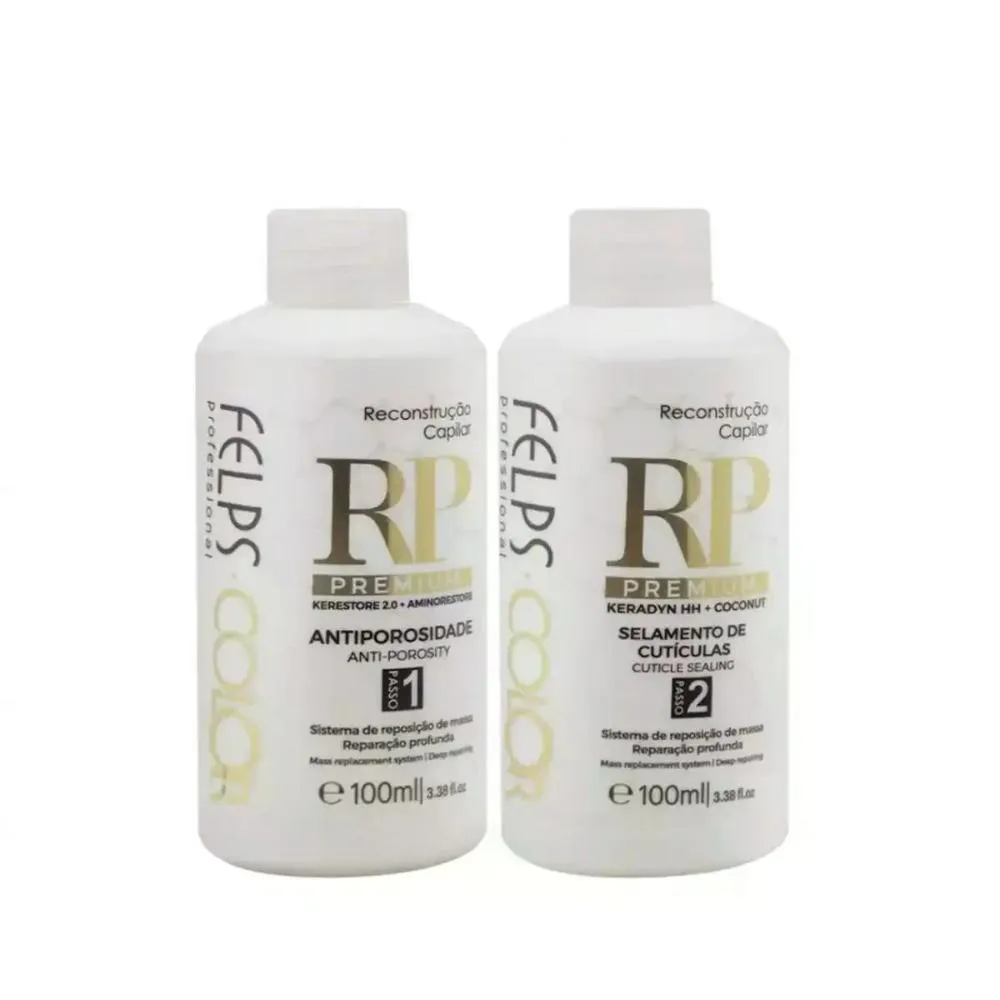 ESCOVA PROGRESSIVA RECONSTRUçãO PREMIUM FELPS 200ML