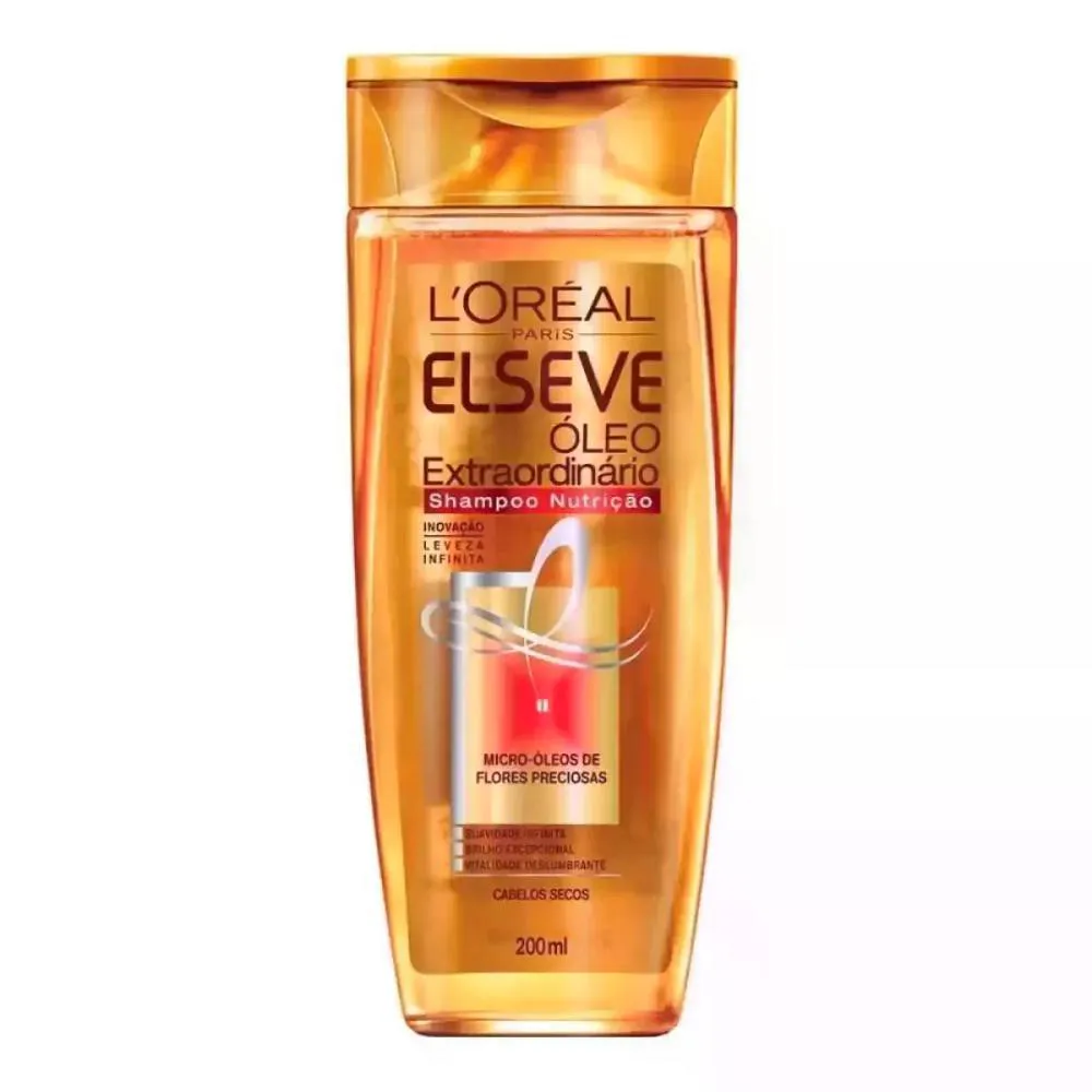 SHAMPOO ELSEVE ÓLEO EXTRAORDINáRIO NUTRIçãO LOREAL 200ML