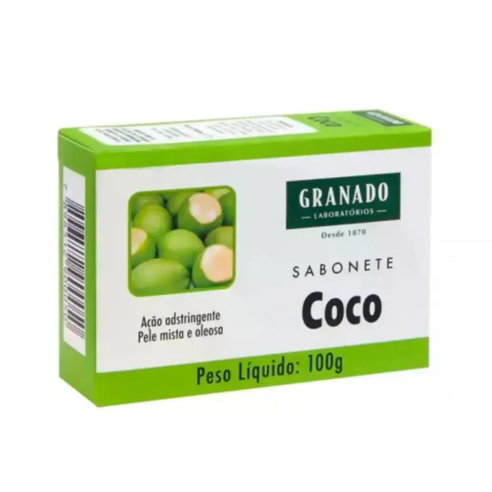 SABONETE DE COCO GRANADO 100G