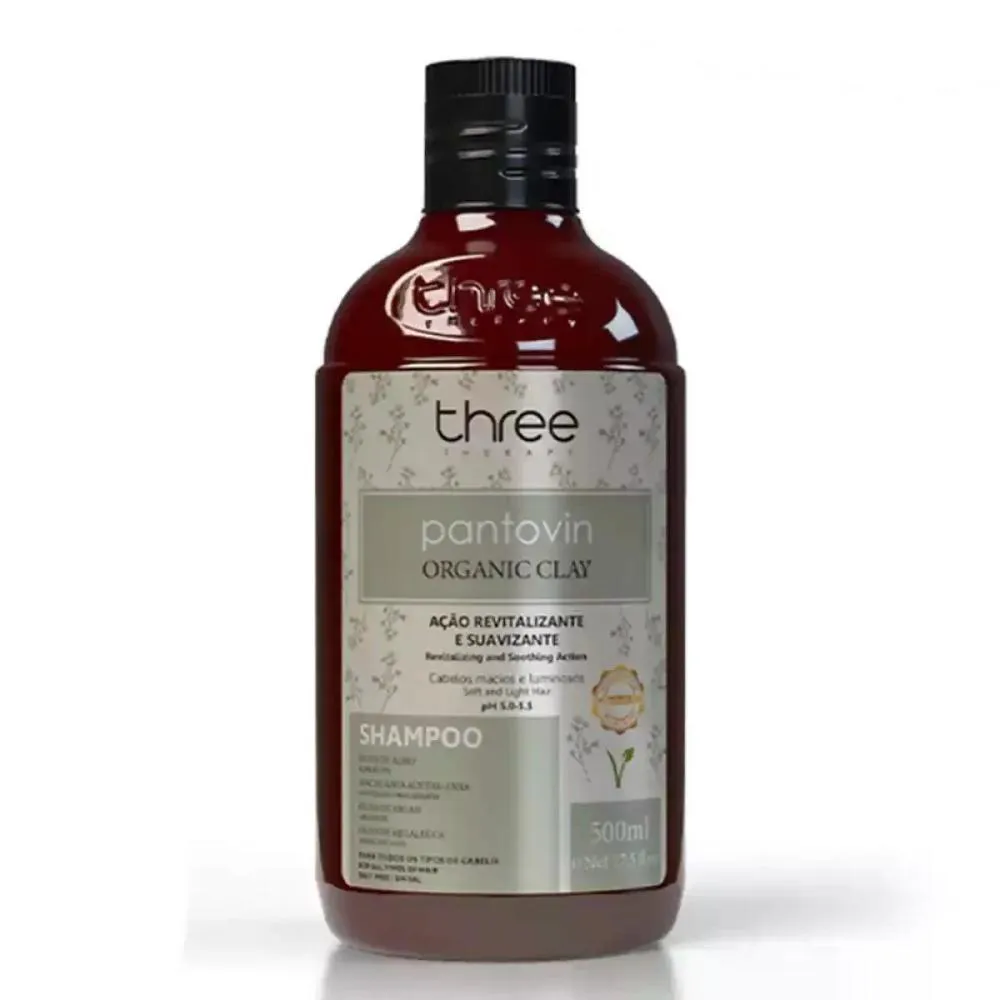 SHAMPOO ORGANIC CLAY PANTOVIN 500ML