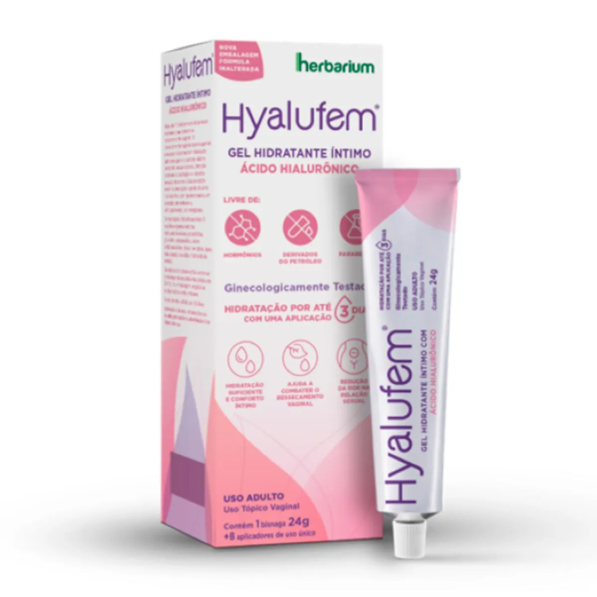 Gel Hidratante Intravaginal Hyalufem com 24g