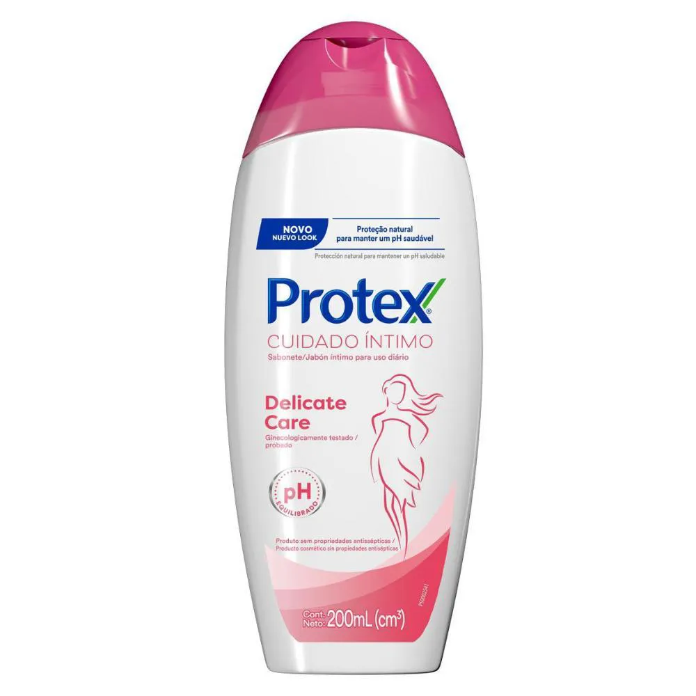 SABONETE LíQUIDO ÍNTIMO PROTEX CUIDADO ÍNTIMO DELICATE CARE 200ML