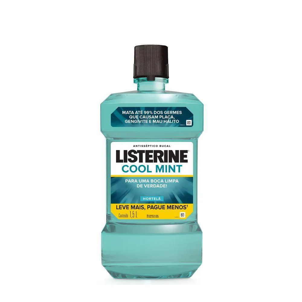 ANTISSéPTICO BUCAL LISTERINE COOL MINT 1,5L