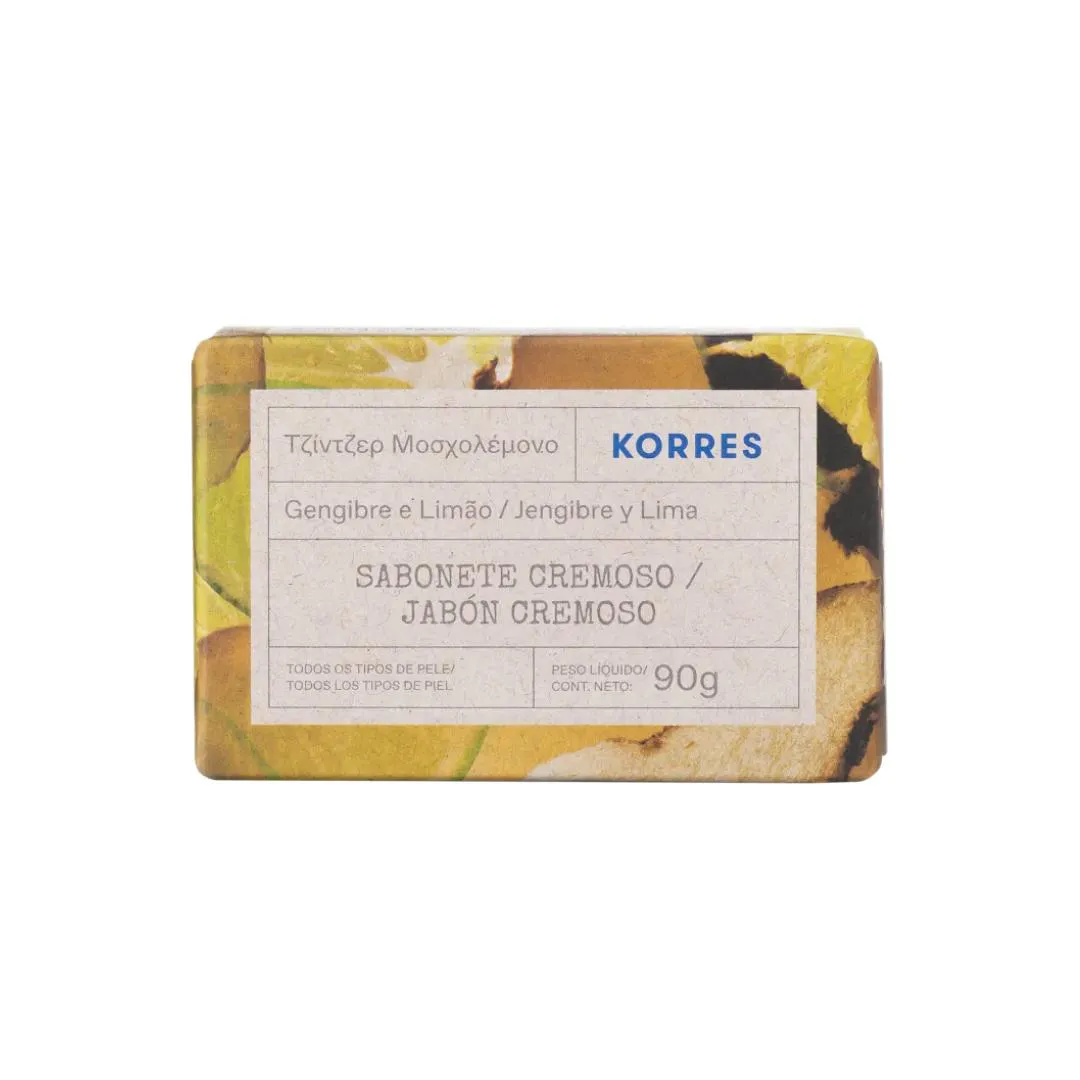 KORRES GENGIBRE E LIMãO - SABONETE EM BARRA 90G