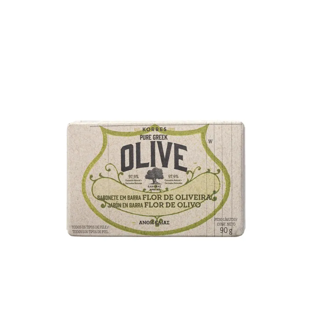 KORRES FLOR DE OLIVA - SABONETE EM BARRA 90G