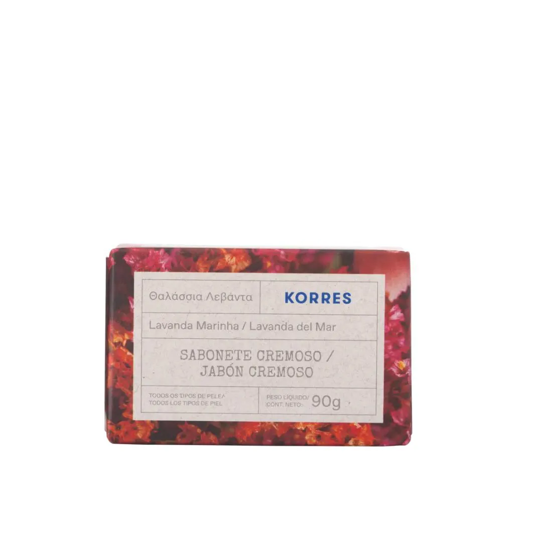 KORRES LAVANDA DO MAR DA GRéCIA - SABONETE EM BARRA 90G
