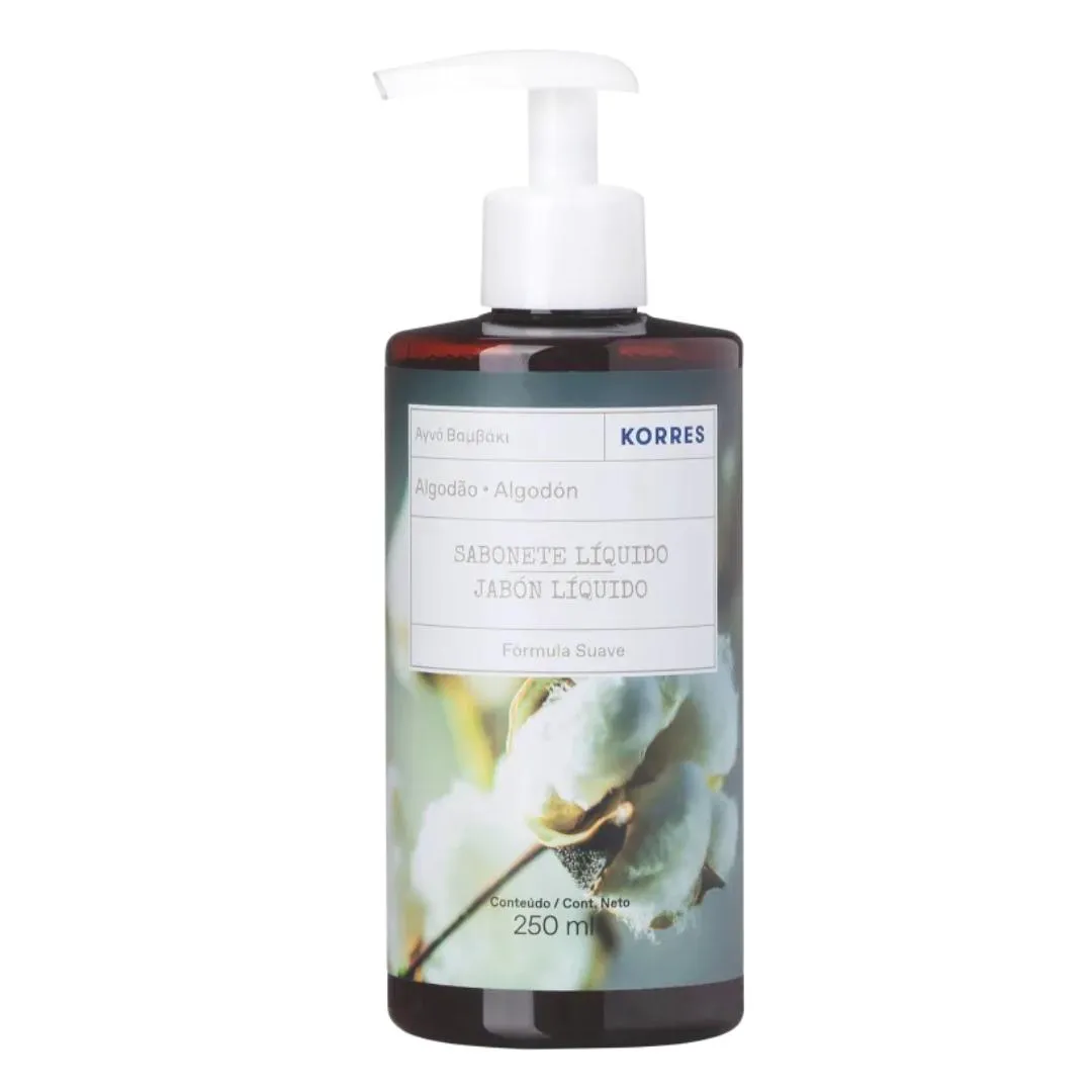 KORRES ALGODãO PURO - SABONETE LíQUIDO 250ML
