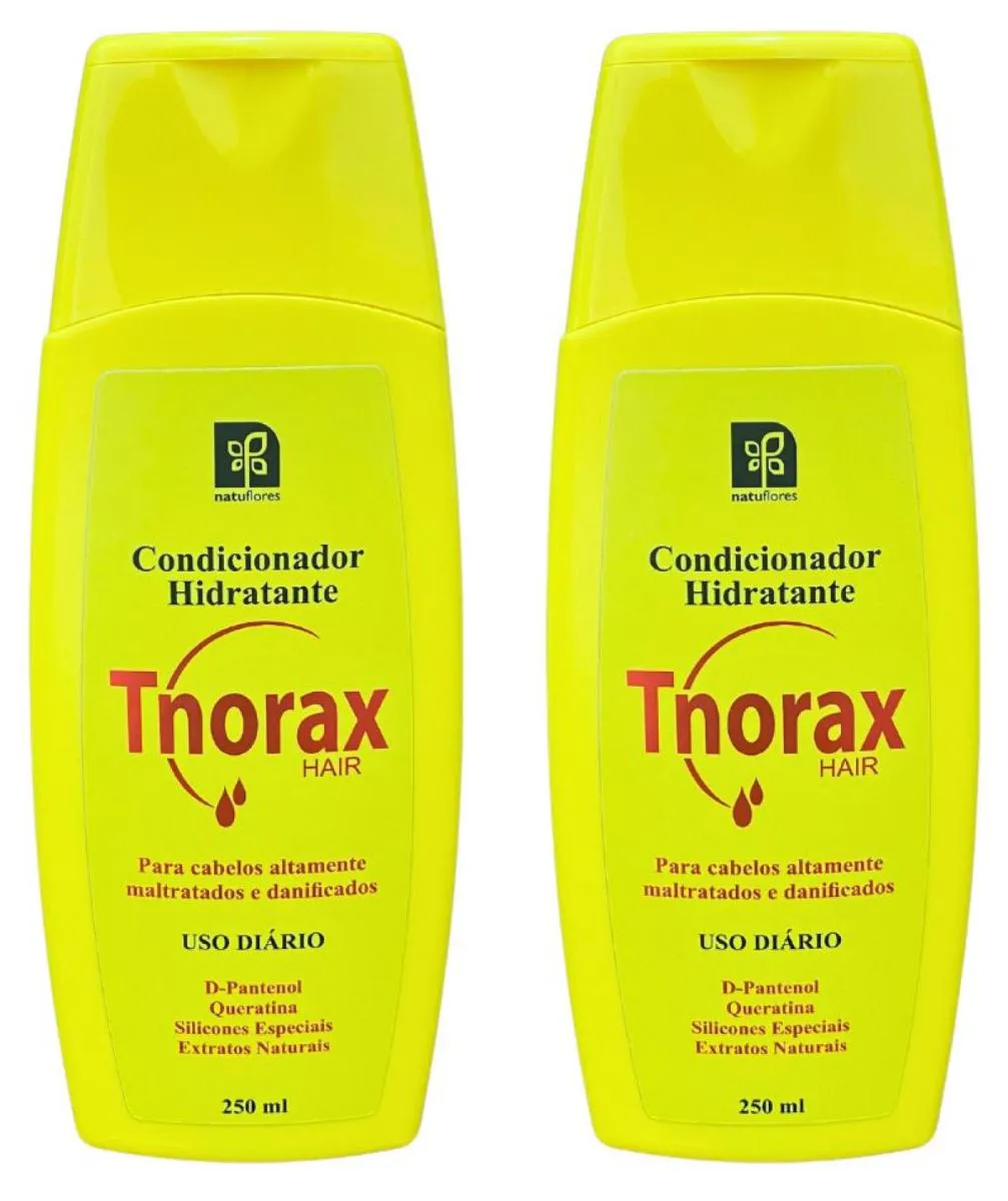 CONDICIONADOR RESTAURADOR CAPILAR TNORAX SEM SAL 250ML NATUFLORES KIT 2UN