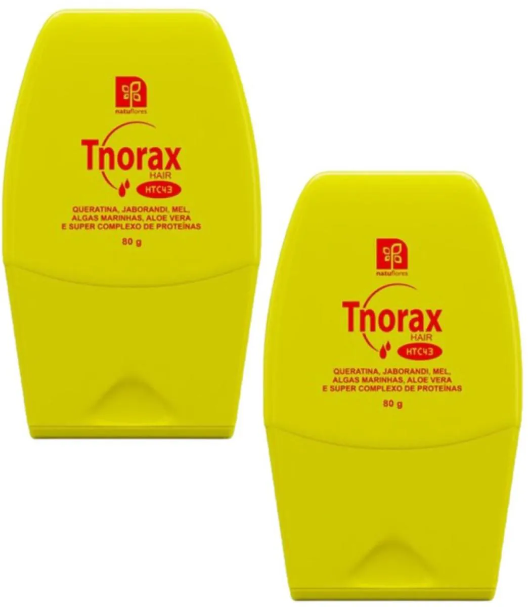 TONICO RESTAURADOR CAPILAR TNORAX  HTC43 80GR NATUFLORES KIT 2UN