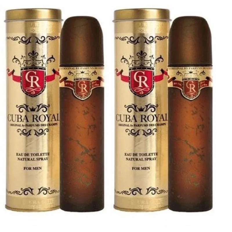 KIT 2 PERFUMES CUBA ROYAL MASCULINO 100ML