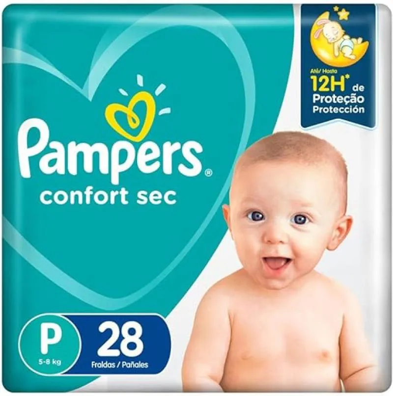 FRALDA PAMPERS CONFORT SEC P 28 UNIDADES